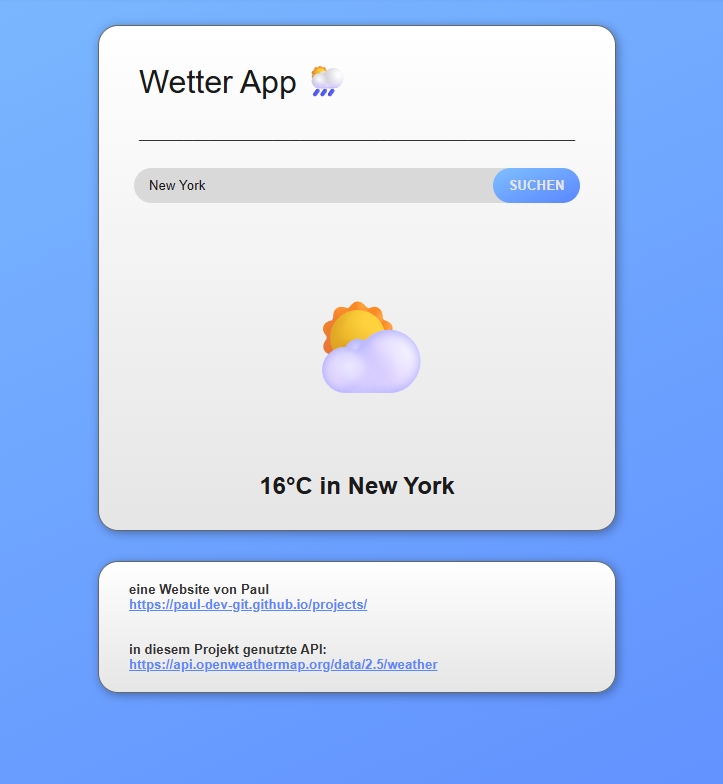 Vorschaubild meiner Wetter Seite.
